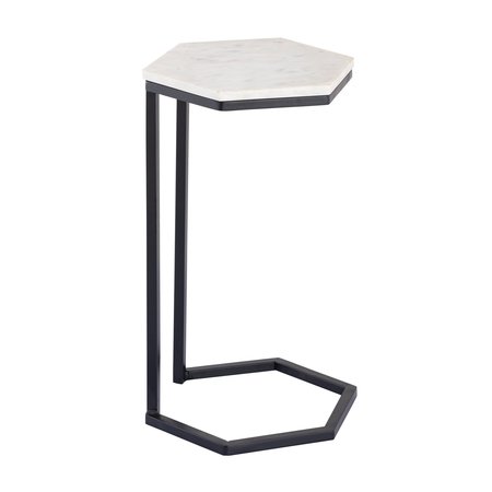 Elk Studio Accent Table, 11.5 in W, 10.25 in L, 20.75 in H, Metal Top S0805-11204